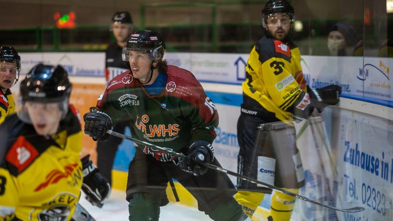 Herner EV gegen Krefelder EV am 10.1.2021, Endstand 3:1.