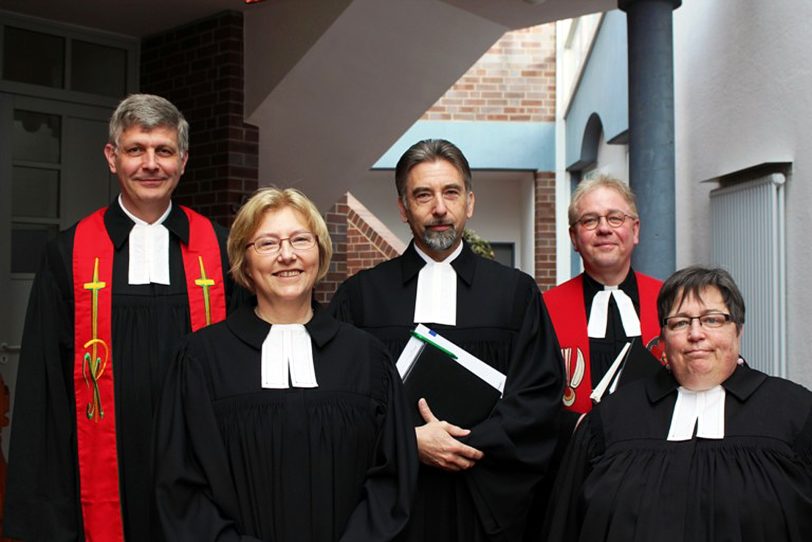 v.l. Niels Nieborg, Gerhild Ruhmann, Reiner Rimkus, Dirk Salewski, Helga Schmidt.