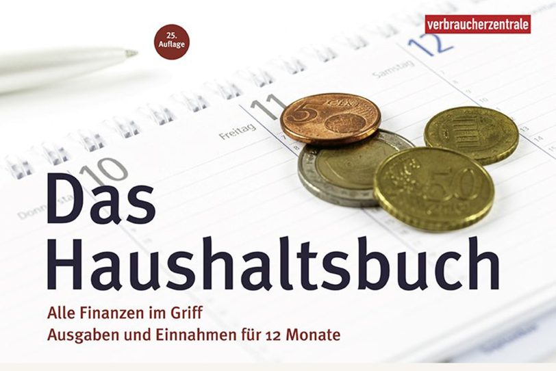 Das Haushaltsbuch hilft bei der Übersicht der Ausgaben.