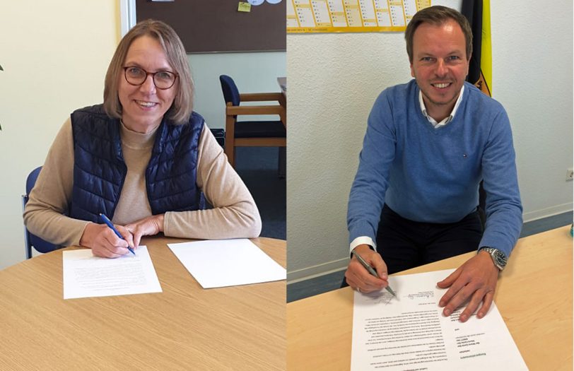 v.l. Sylke Reimann-Pérez und Matthias Jacobstroer.