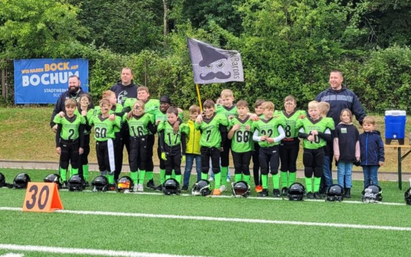 Die U10 der Black Barons beim Turnier in Bochum.
