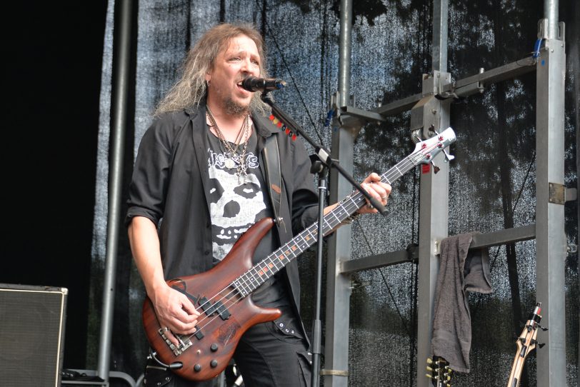 35. Rock-Spektakulum Tag zwei. im Bild Helldecker.