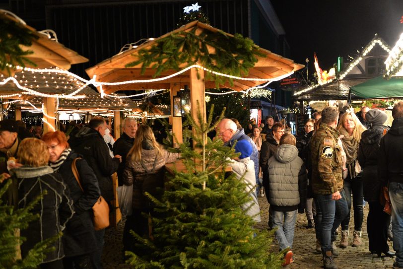 Kein Weihnachtsmarkt, aber die Geschäfte öffnen trotzdem..