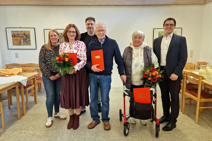 Die SPD Röhlinghausen ehrte langjährige Mitglieder.