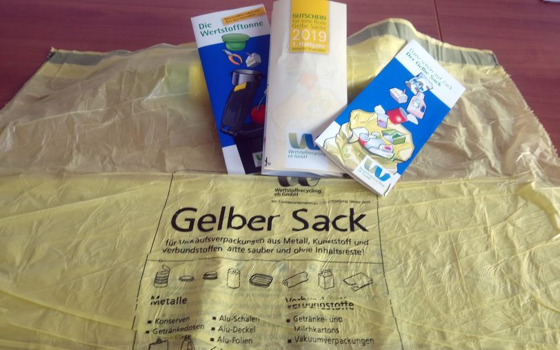 Gelber Sack 2018.