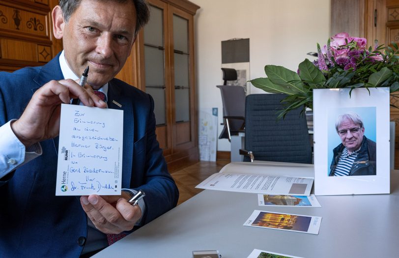 Oberbürgermeister würdigte das Engagement von Gerd Biedermann.
