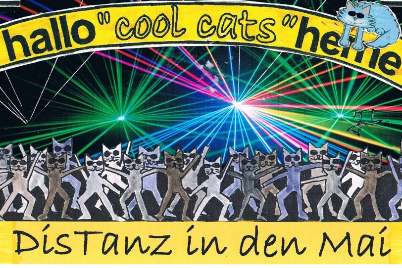 Unsere Cool Cats warnen: Behaltet auch beim 'Tanz in den Mai' die Dis-Tanz.