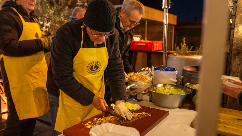 Das Weihnachtsdorf der Wanne-Eickeler Lions.