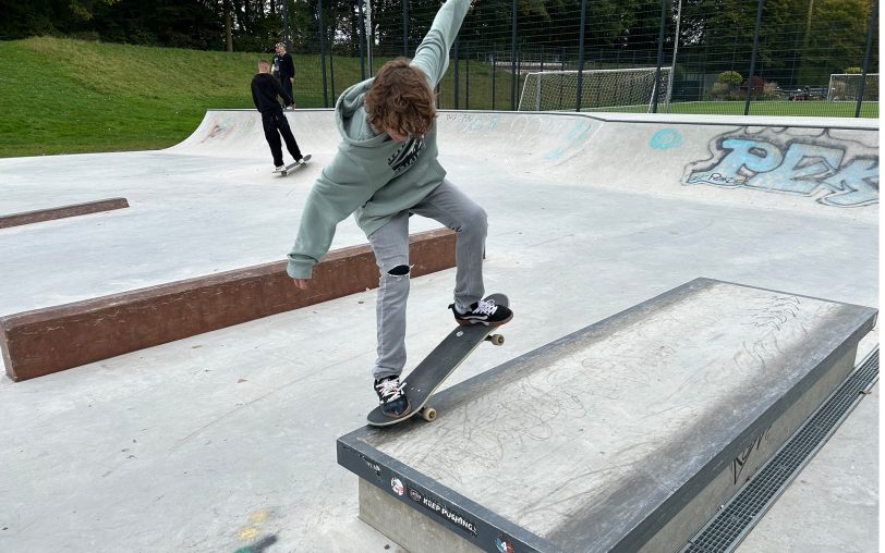 Einen Nosegrind bitte: Kein Problem für Collin (14) aus Gelsenkirchen.