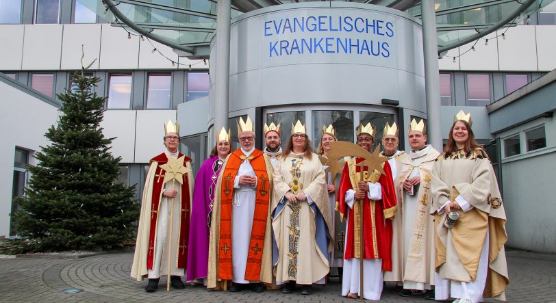 Die Sternsinger am EvK.