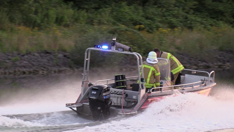Die Menschenrettung fand parallel zur Brandbekämpfung statt.