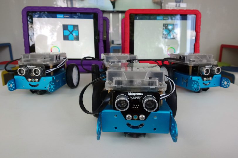 mbots in der Digitalwerkstatt.