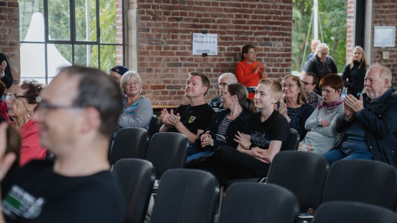 Benefiztag an der Künstlerzeche Unser Fritz mit der Vorstellung der neuen "Bühne Unser Fritz", ein freies Theaterprojekt.