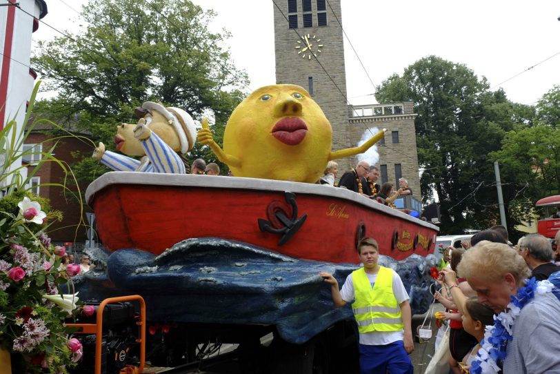 Der Kirmesumzug 2015.