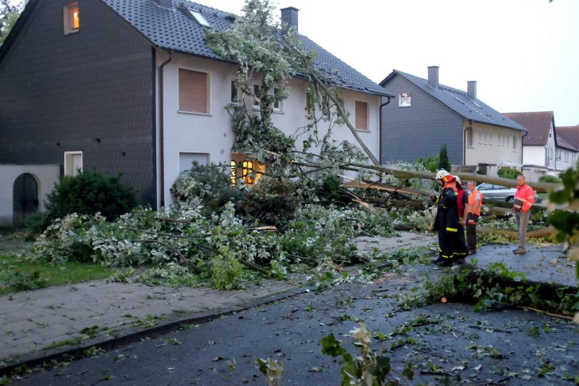 Sturmschäden in Herne.