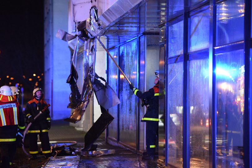 Brand in einem Gewerbeobjekt an der Gelsenkirchener Straße