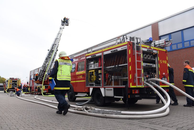 Die Abschlussübung der Jugendfeuerwehr Herne