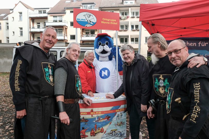Die Mondritter feierten ihren neunten Geburtstag.