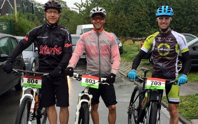 Die HTC-Mountainbiker.