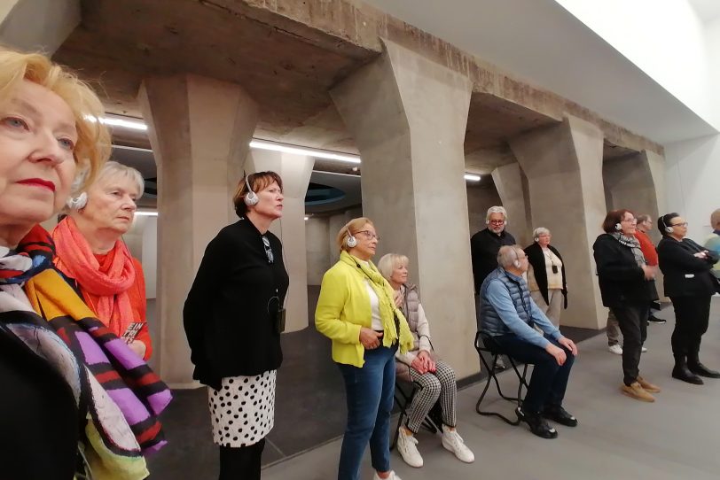 Die ID55-Interessengruppe Kunst & Kultur stattete mit rund 20 Teilnehmern dem Museum Küppersmühle einen Besuch ab.