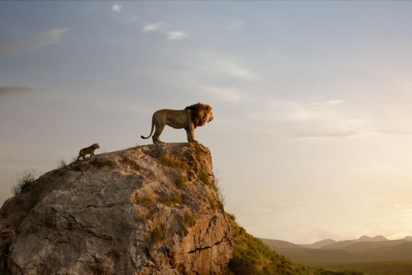 König der Löwen: Mufasa und Simba.