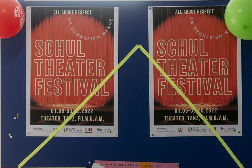 Das Plakat zum Schultheater-Festival 2022.