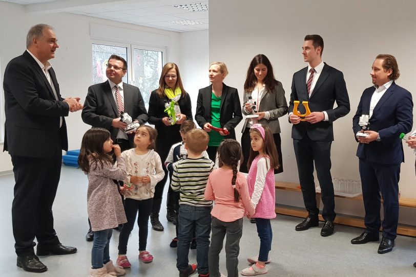 v.l. Dirk Leutbecher, Dirk Plötzke, Dr. Katharina Gieselmann, Daniela Martin, Mareike Haak, Marco Apitzsch, Dennis Kolewa.