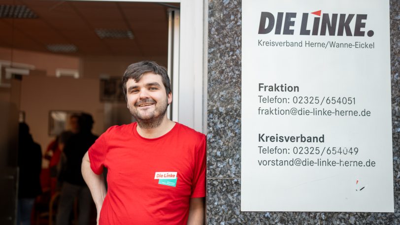 Die Wahlparty der Partei 