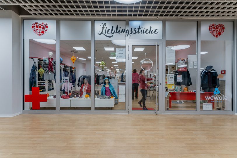 Das Secondhand Kleidergeschäft 'Lieblingsstücke'.