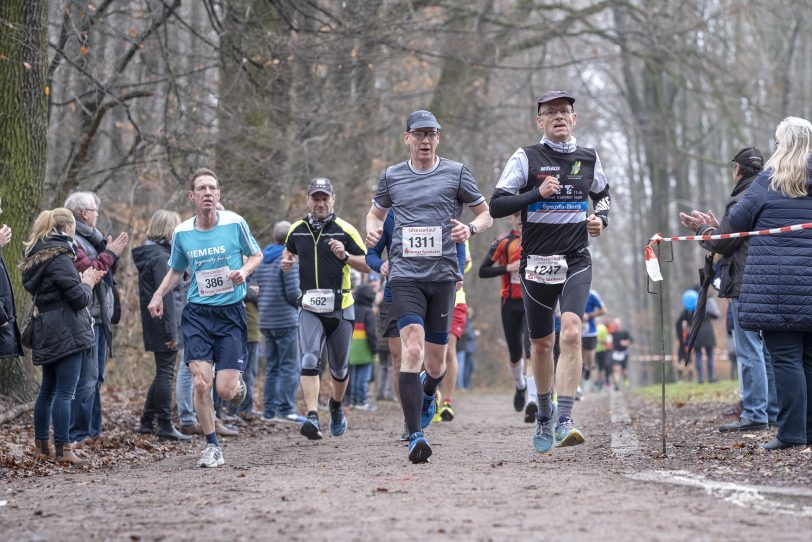 Auf der Strecke im Gysenberg Wald.