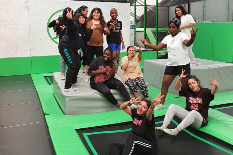 Ferienspaß in der Trampolinhalle in Gelsenkirchen.