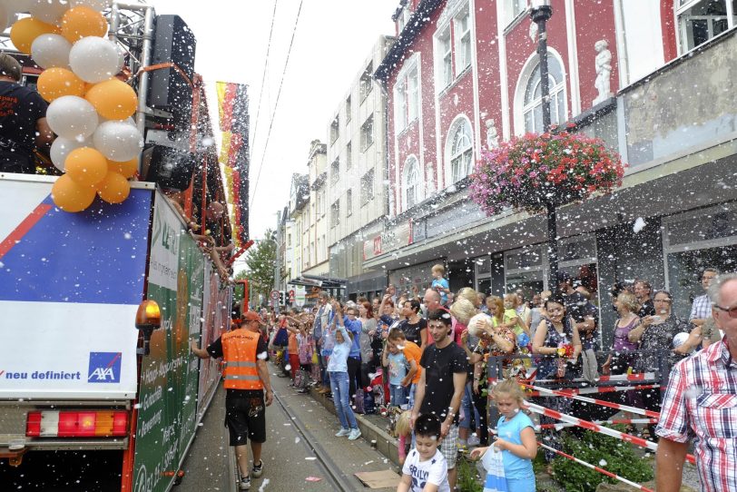 Der Kirmesumzug 2015.