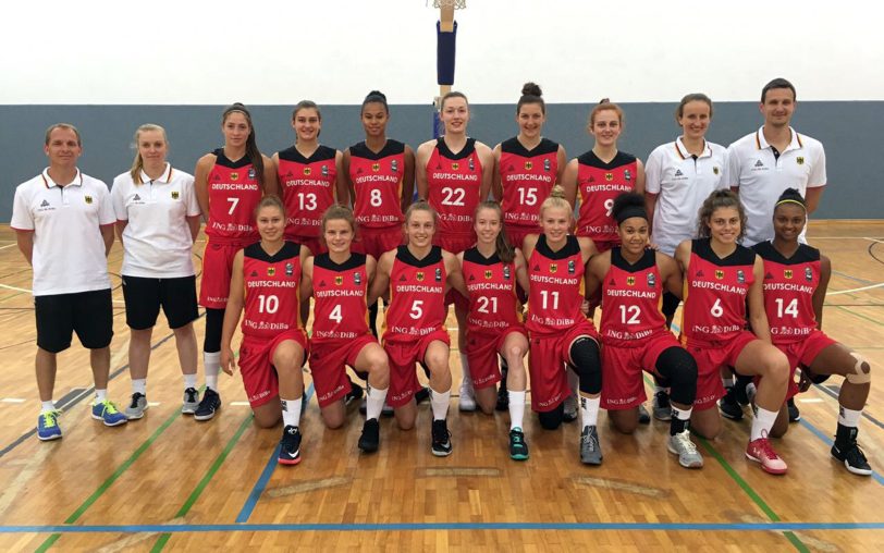 Die deutsche Basketball U20 Nationalmannschaft 2017.