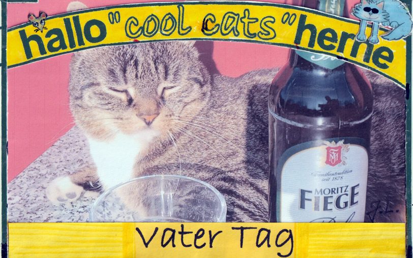 Prost: Die Cool Cats von Jörg Lippmeyer zum Vatertag 2022.