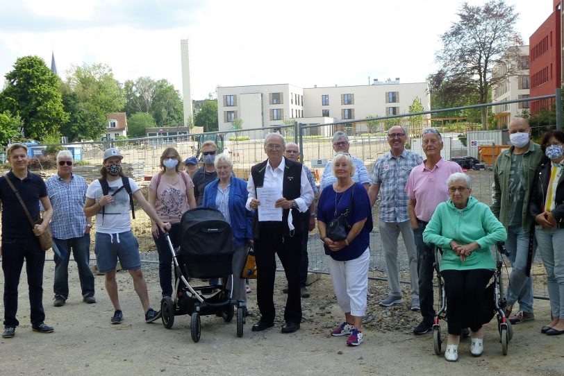 Bürgersprechstunde mit Mathias Grunert mit Anwohnern der Widumer Straße.