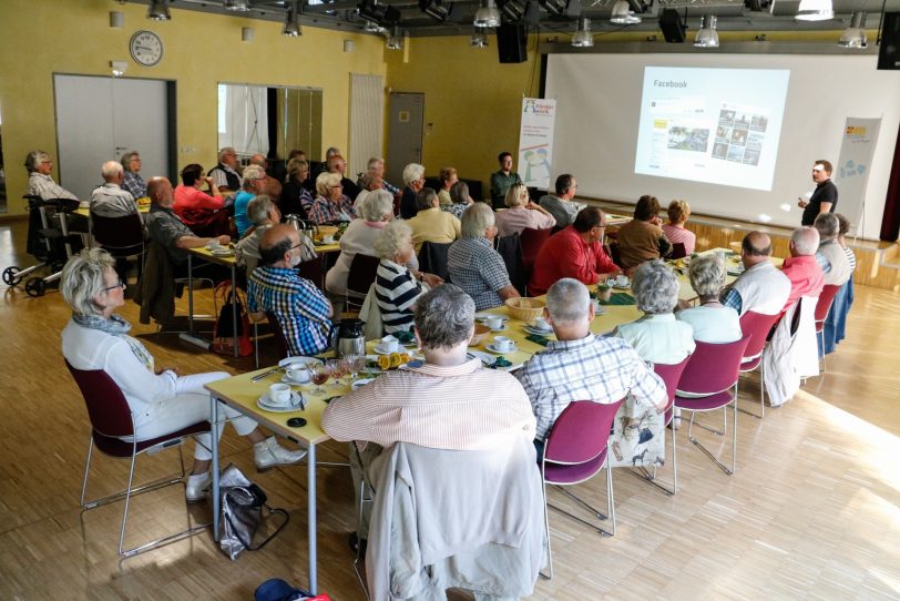 Computerkursus für Senioren.