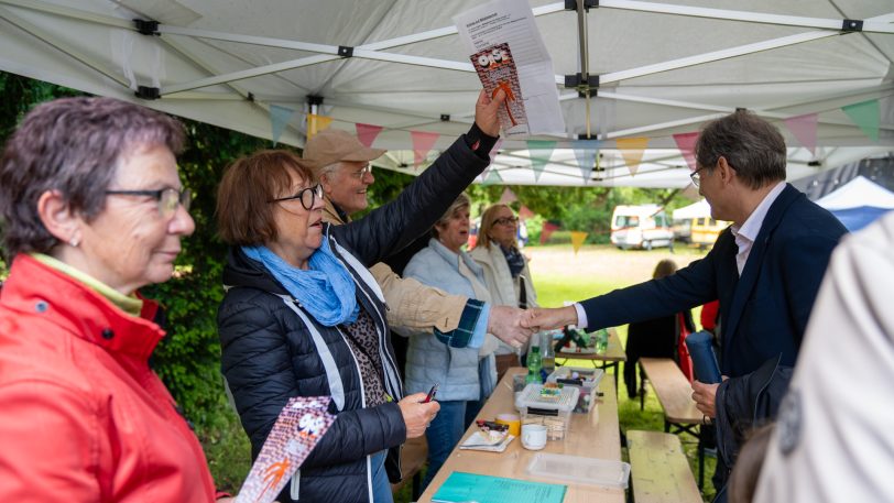 Die Bundesarbeitsministerin Bärbel Bas war der politische Stargast beim SPD-Familienfest am Sonntag (25.5.2025) im Park von Schloss Strünkede.