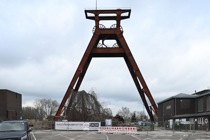 Da ist sie weg! Die Schachthalle ist nun Geschichte.
