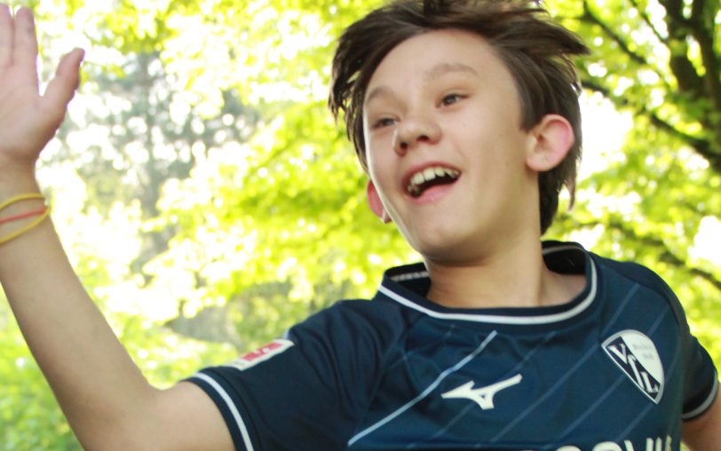 Viel Spaß hatte auch dieser Junge im VfL Bochum-Trikot.