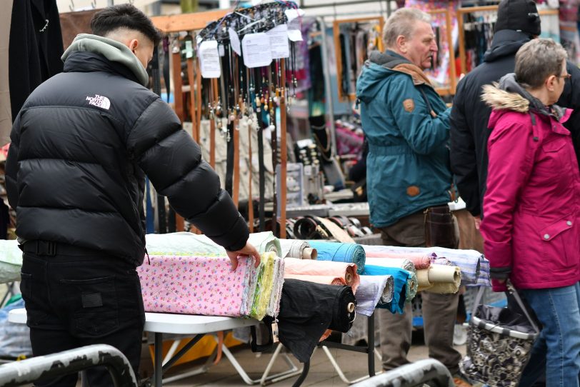 Der Deutsch-Holländische Stoffmarkt in Herne 2020
