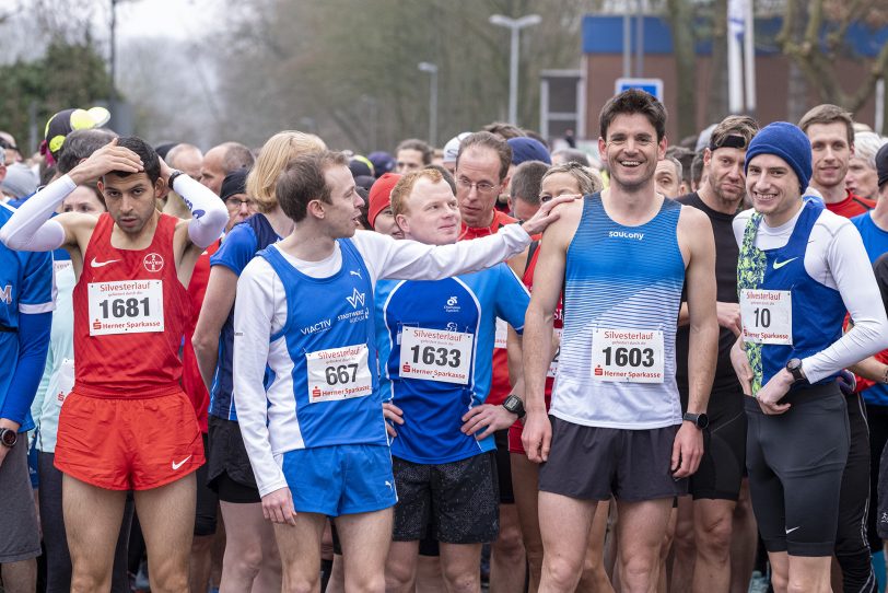 Der 42. Herner Silvesterlauf im Revierpark Gysenberg in Herne (NW), am Dienstag (31.12.2019).