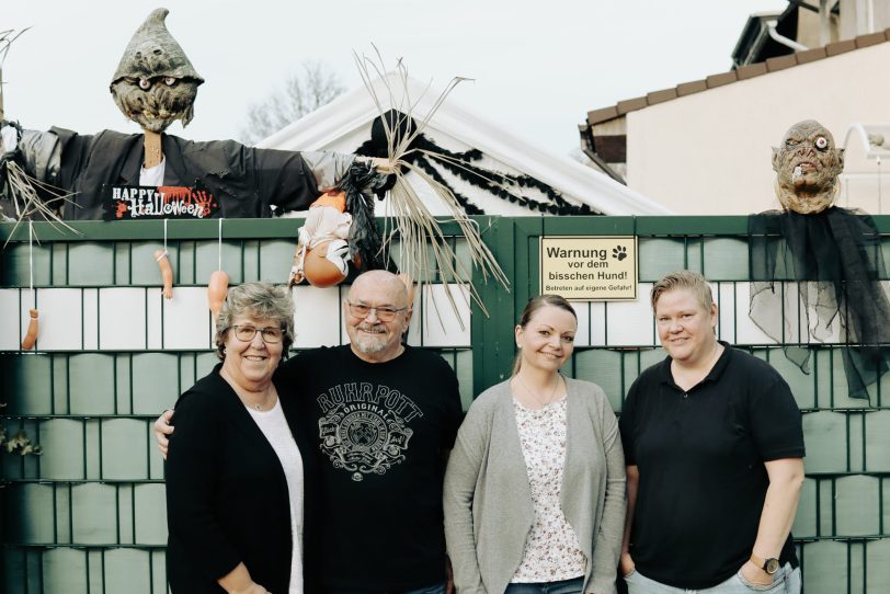 Die diesjährigen Gewinner der Halloween-Aktion.