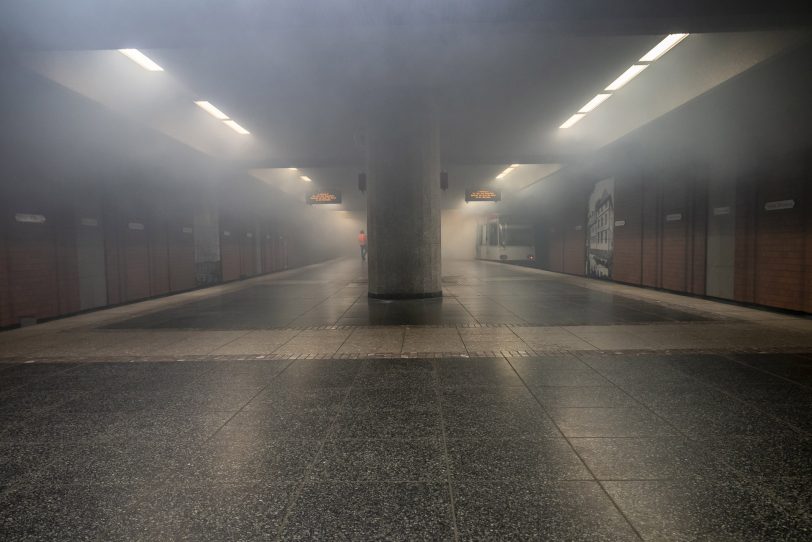 Groß-Übung an der U-Ban-Station Schloss Strünkede: Berufs- und Freiwillige Feuerwehr Herne, Feuerwehr Bochum, Bogestra, DRK, THW und Mitglieder der Grubenwehr als Experten für Aktionen unter derErde im Übungseinsatz