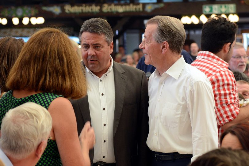 Sigmar Gabriel zu Gast bei der Eröffnung der 579. Cranger Kirmes.