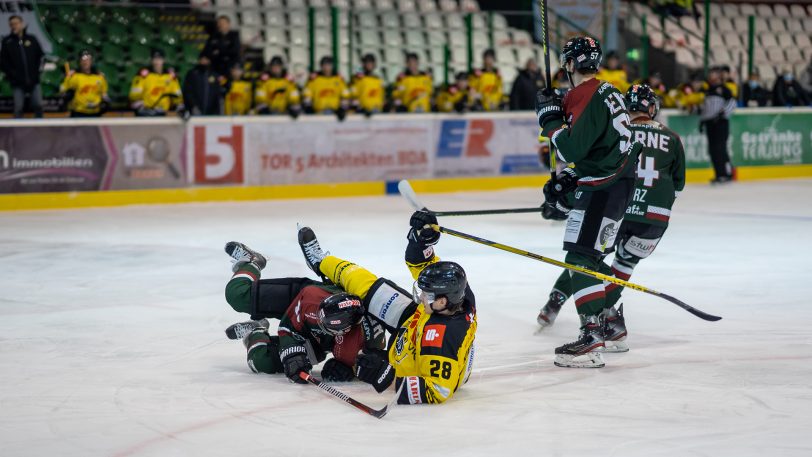 Herner EV gegen Krefelder EV am 10.1.2021, Endstand 3:1.