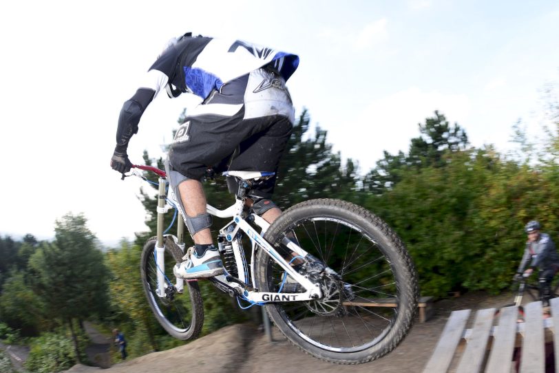 Vorstellung der neuen MTB-Strecken auf den Halden Hoppenbruch und Hoheward.