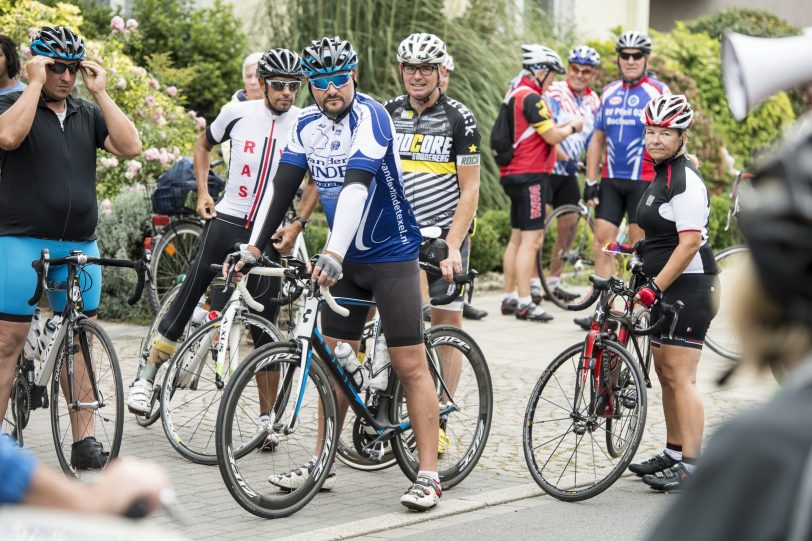 Spendenradeln fürs Lukas-Hospiz 2016.