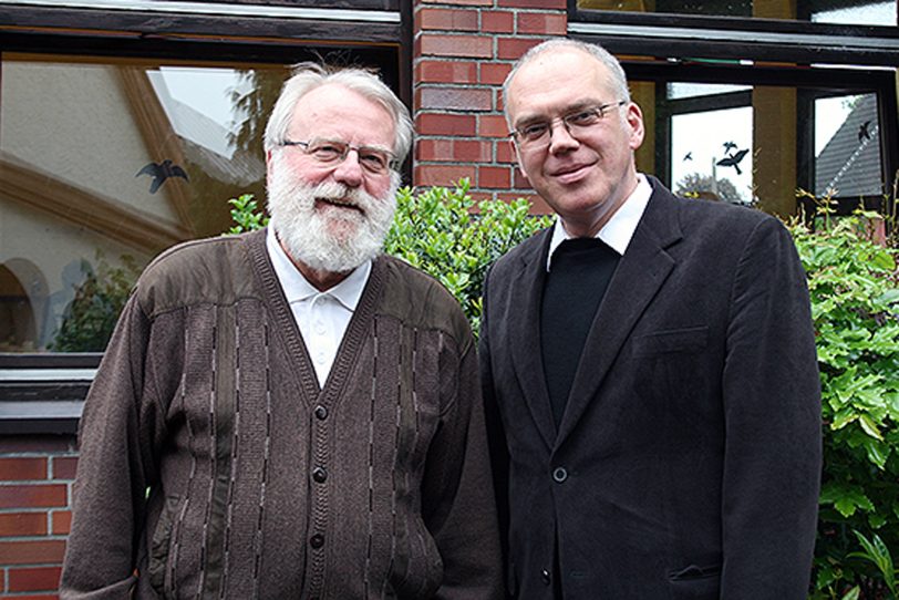 v.l. Neuer Dechant Pfarrer Norbert Walter, Pfarrer Christian Gröne.