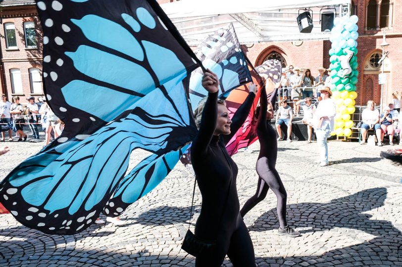 Cranger Festumzug 2018 vor der Christuskirche in Wanne-Mitte.