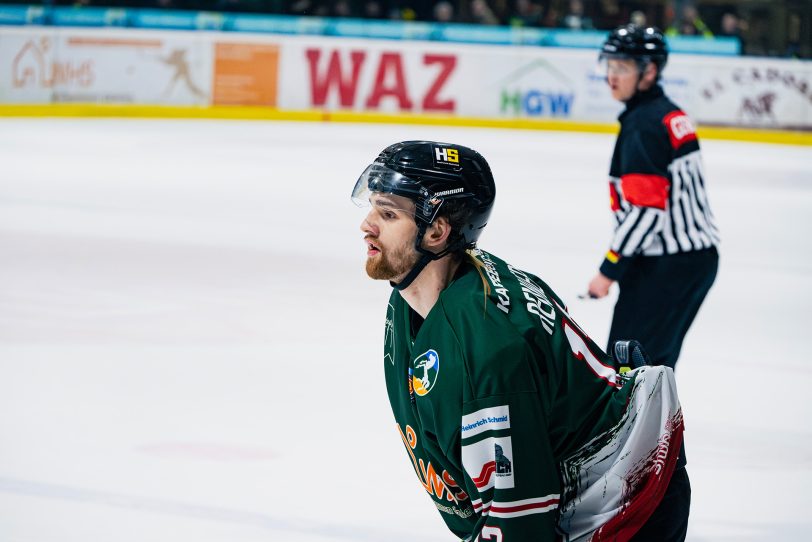 Raik Rennert im Spiel gegen die Rostock Piranhas.